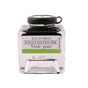 Scribo Verde Prato Ink Bottle, Green - 90ml
