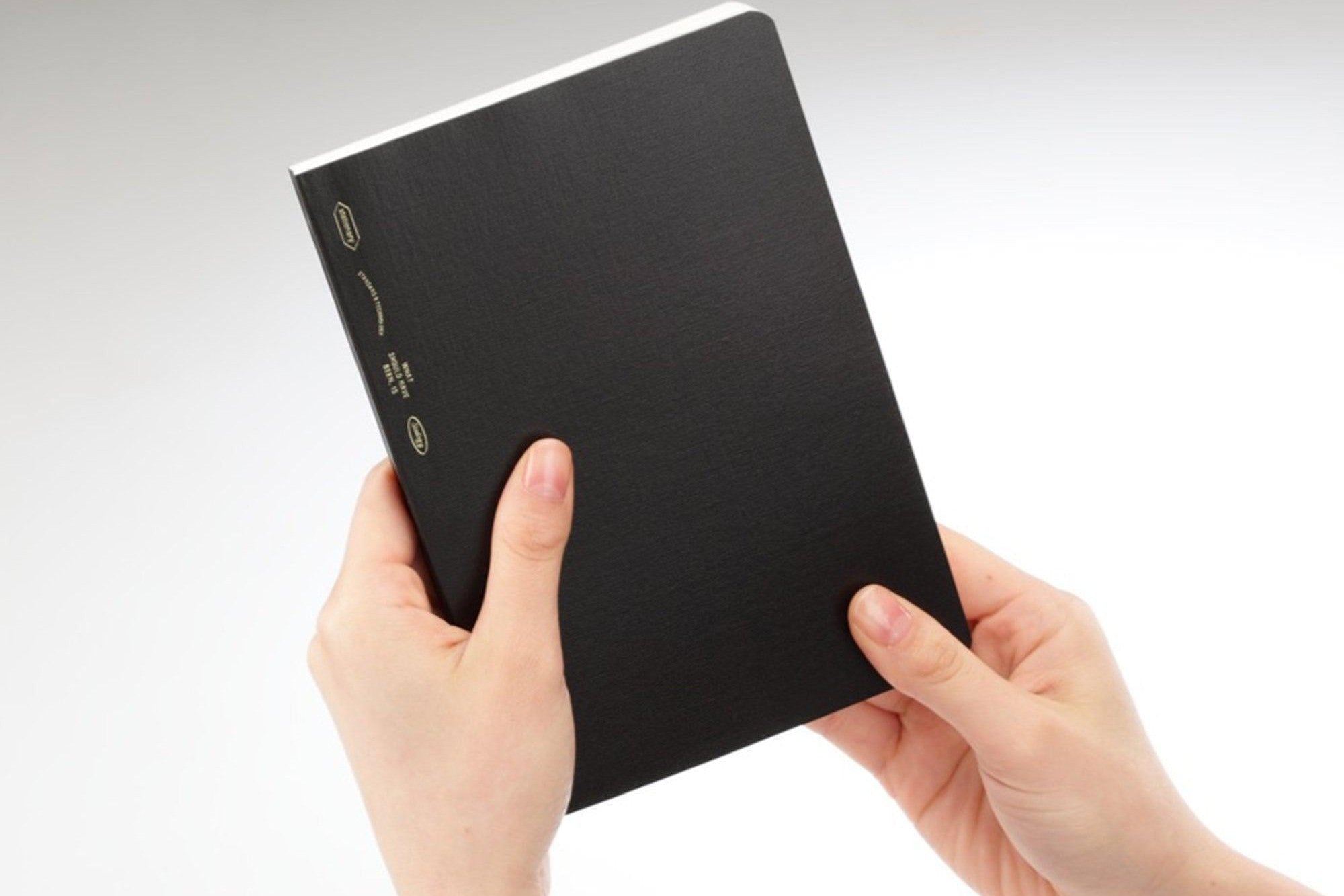 Stalogy 1/2 Year Notebook - A5 - Grid - 186 Pages - Black - Galen