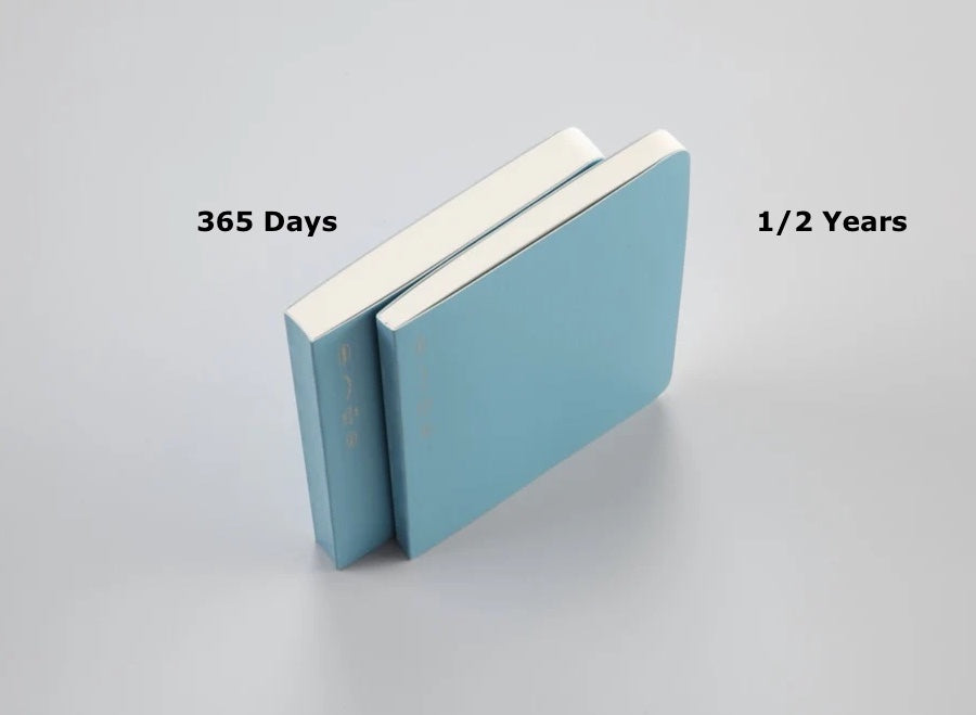 Stalogy 1/2 Year Notebook - A6 - Grid - 186 Pages - Yellow - Galen