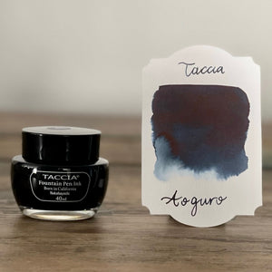 Taccia Aoguro Blue Black Ink