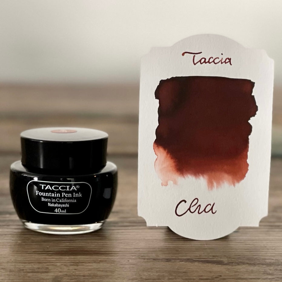 TACCIA Sunao-iro Fountain Pen Ink 40ml - Cha (Brown) TFPI-WD40-03 - Paper  Plus Cloth