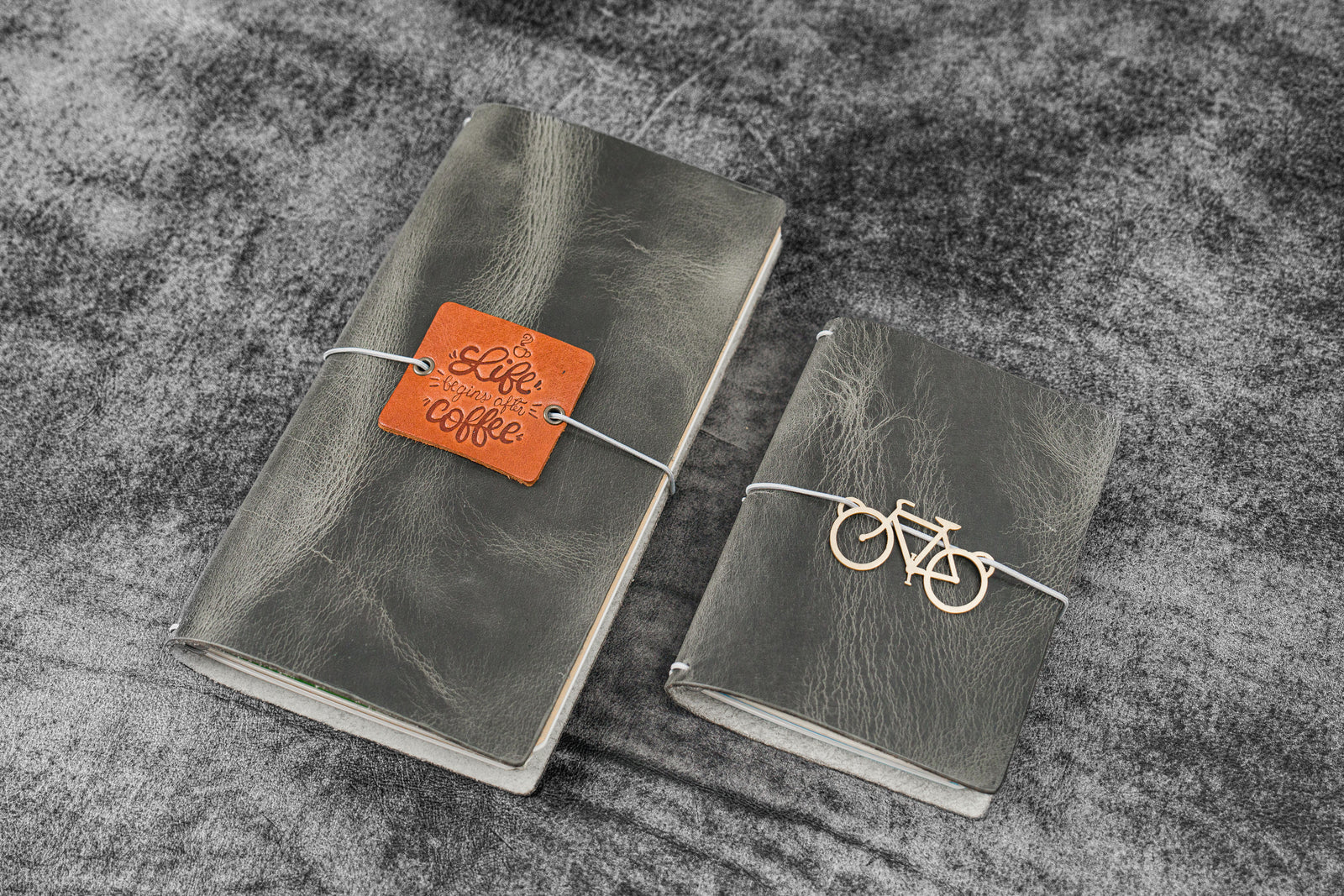 Traveler's Notebook Leather Cover-Crazy Horse Smoky