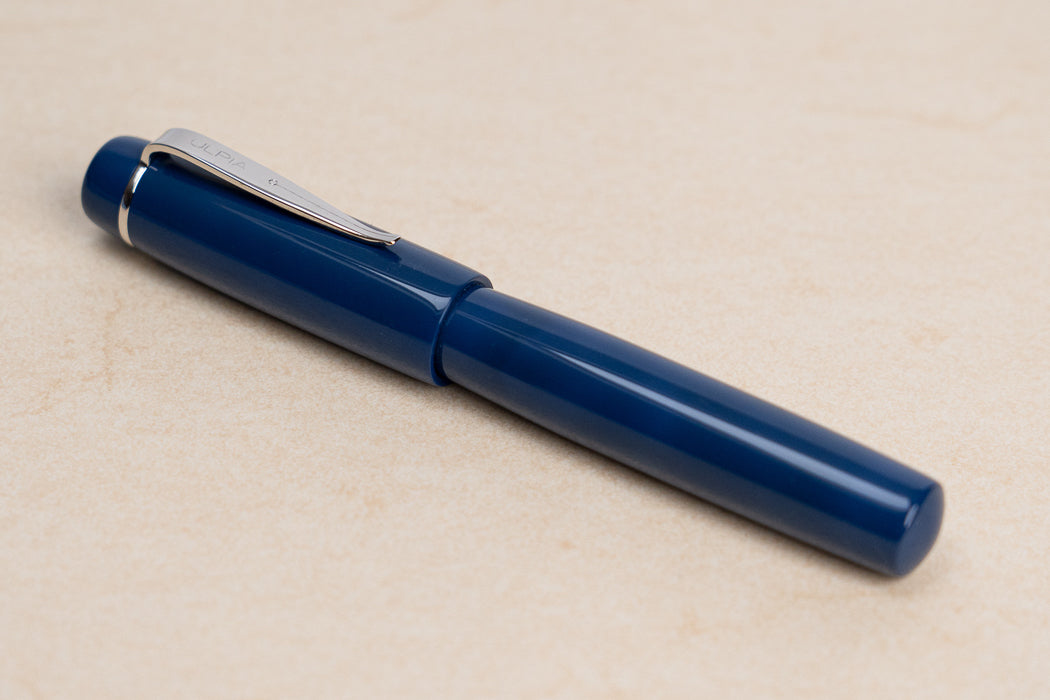 Ulpia 117 Ebonite Fountain Pen - Celeste Blue - Galen Leather