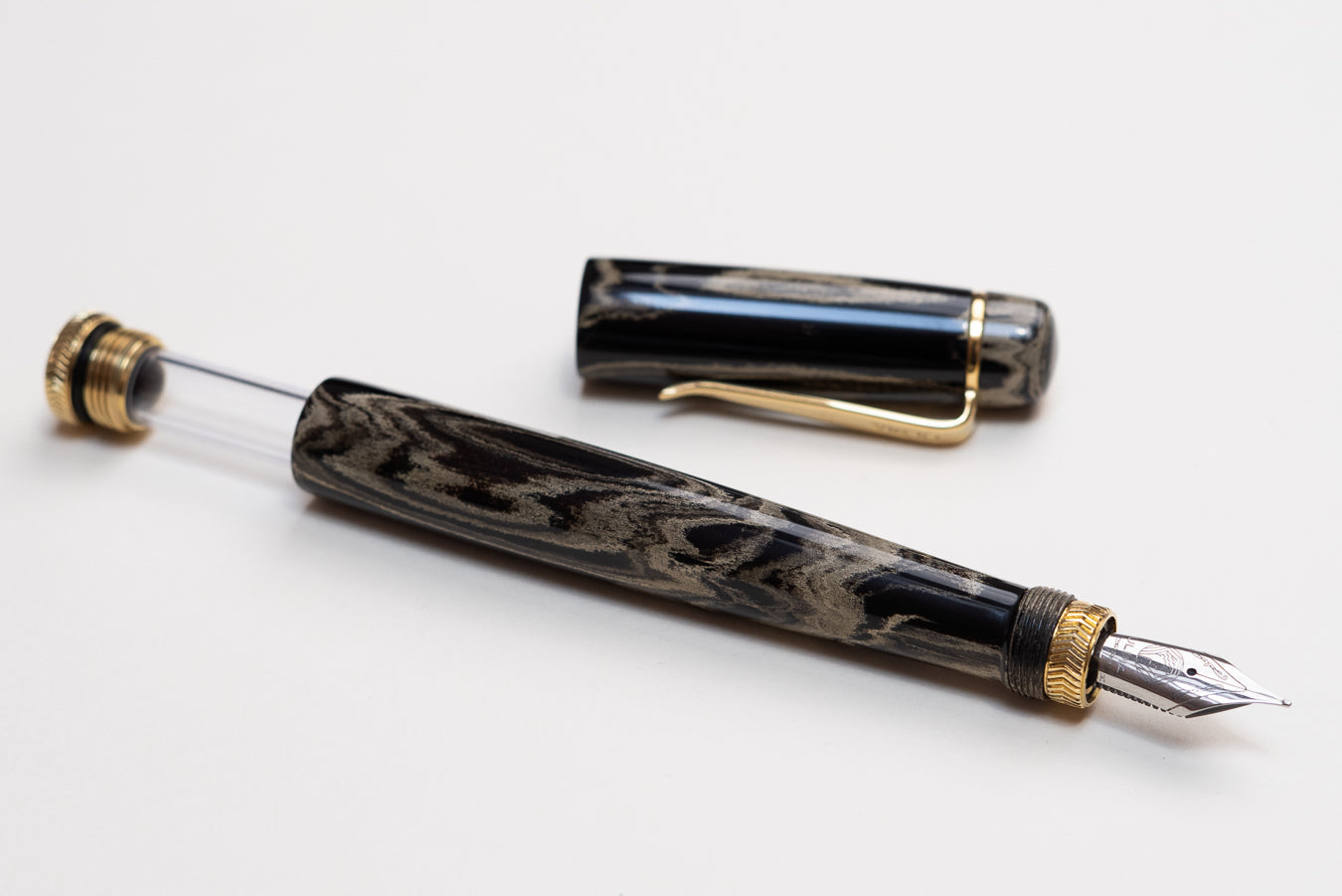 Ulpia Párix Ebonite Fountain Pen - Desert - Galen Leather