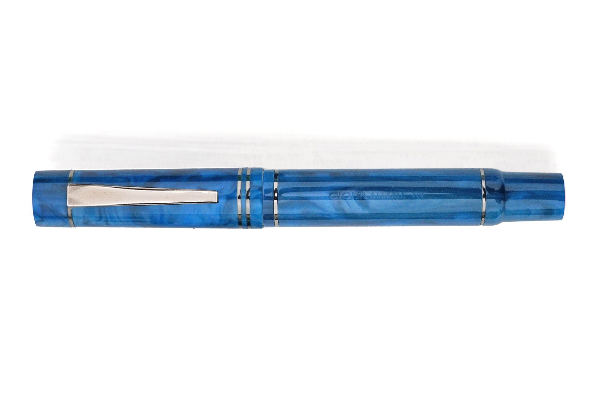 Gioia Alleria Grotta Azzurra Fountain Pen Ruthenium Trim