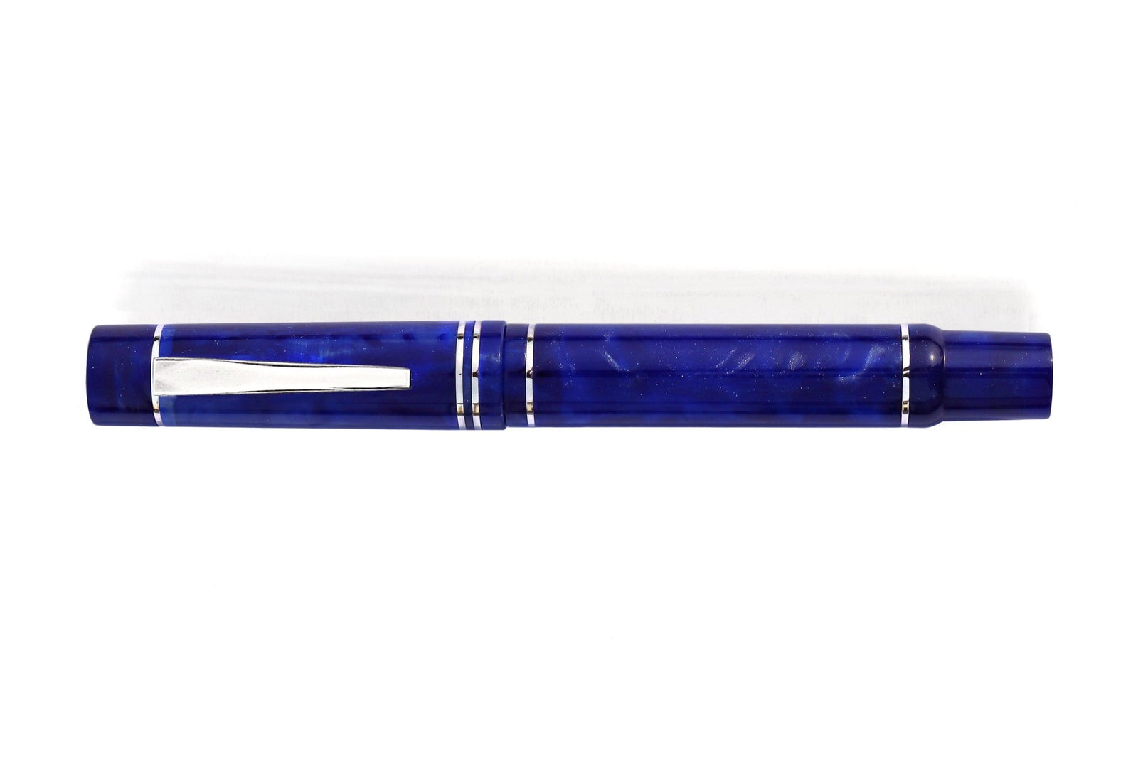 Gioia Alleria Mare Chiaro Fountain Pen Rhodium Trim