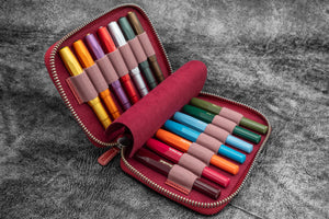Collector Pen Case for 14 Kaweco Pens - Carmine Red-