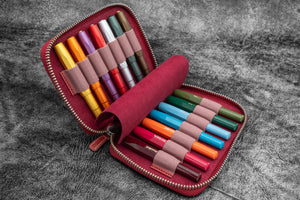 Collector Pen Case for 14 Kaweco Pens - Carmine Red-