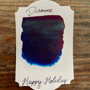 Diamine Happy Holidays Ink review