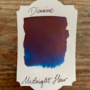 Diamine Midnight Hour Ink review