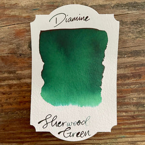 Diamine Sherwood Green Ink review