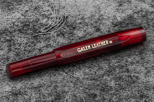 Kaweco Sport Fountain Pen Carmine - Galen Leather SE-