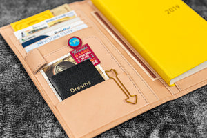 Leather Hobonichi Weeks Cover - Undyed Leather - Galen Leather