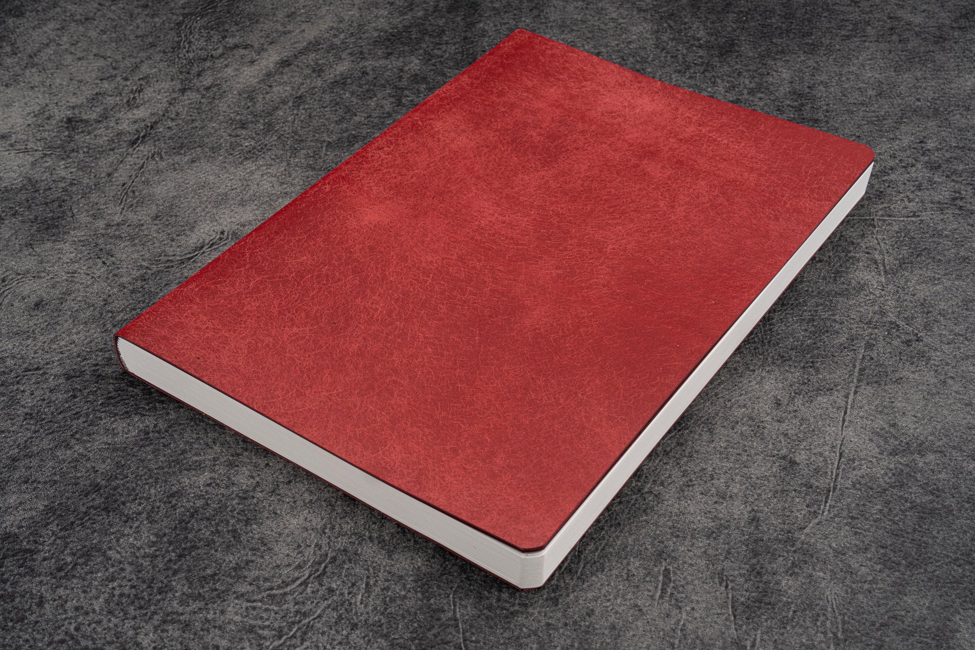 Leather Notebook - Tomoe River Paper - A5 - Carmine Red-