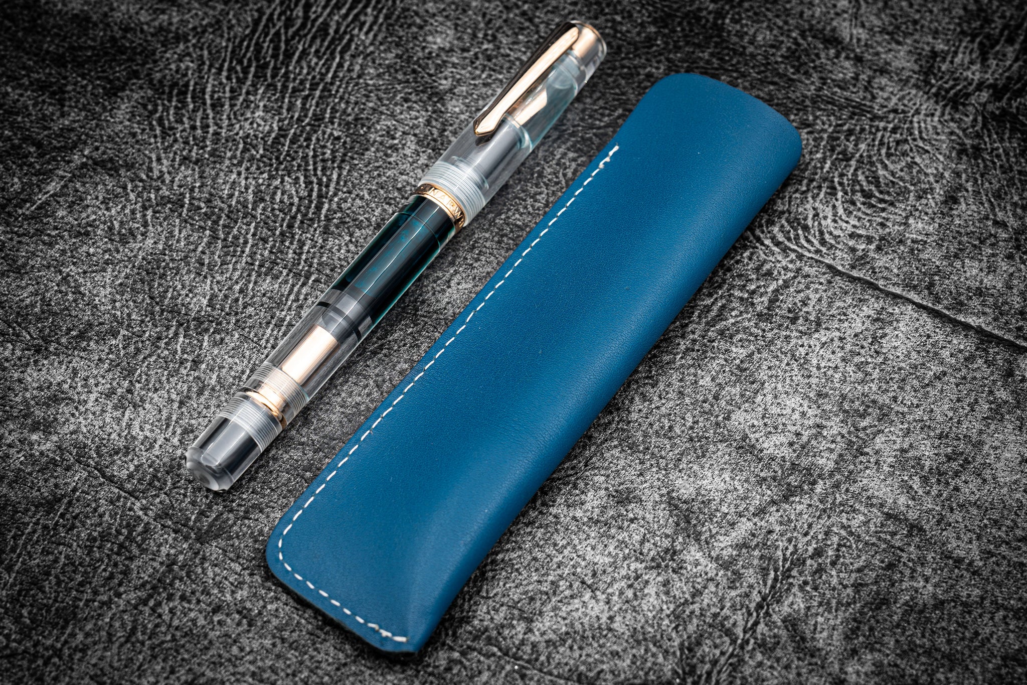  Tofficu 3pcs Soft Leather Pencil Case Fountain Pen