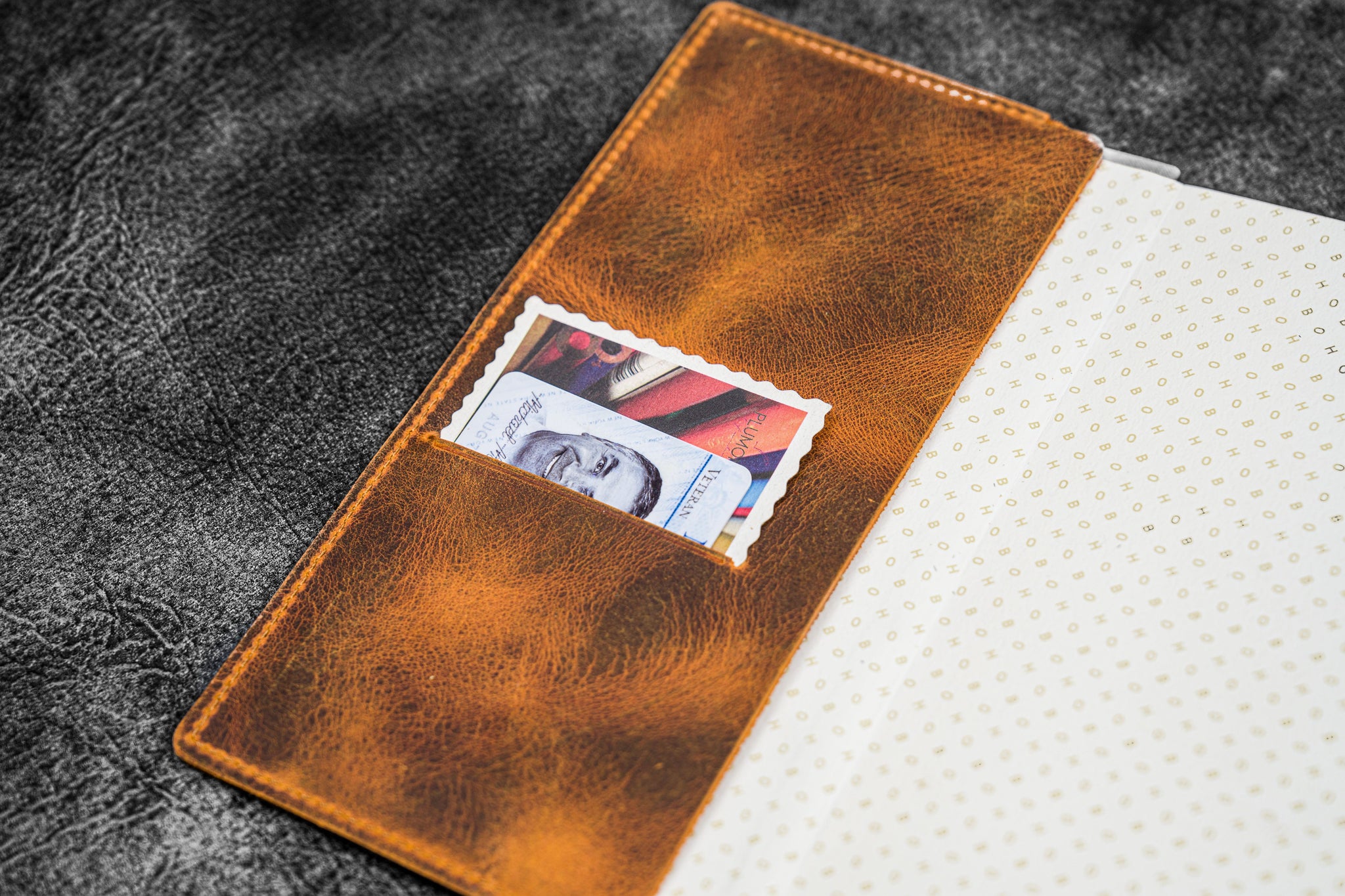 Leather Hobonichi Weeks Cover - Undyed Leather - Galen Leather
