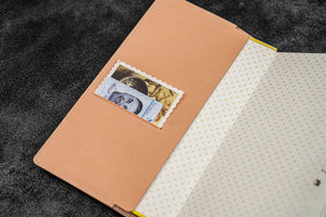 Leather Slim Hobonichi Weeks Planner Cover - Undyed Leather