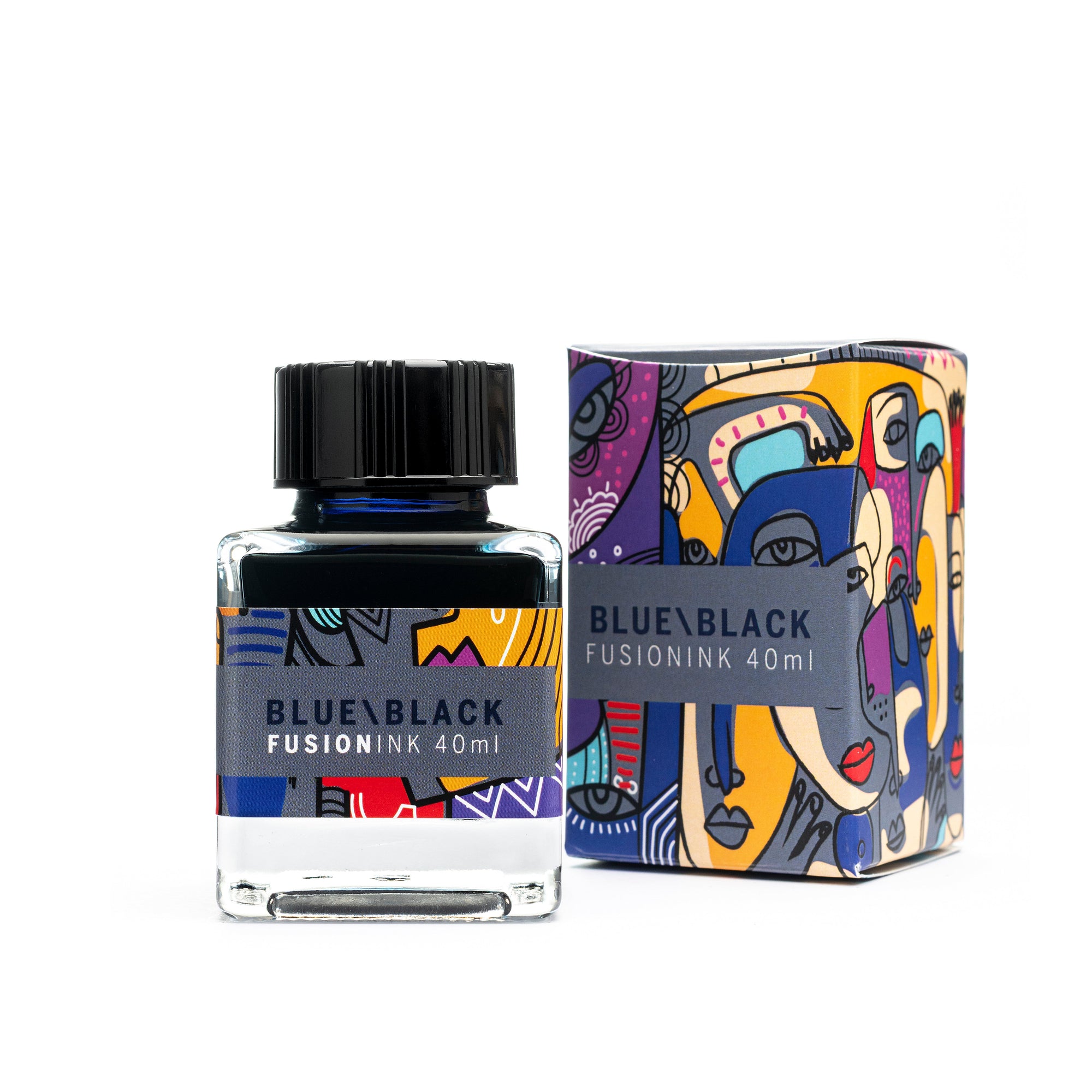Leonardo Officina Ink - Blue/black - 40ml