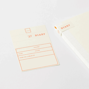 Midori 2027 MD Product Notebook Diary - B6 Slim Size