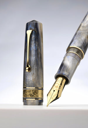 Leonardo MZG 2.0 Fountain Pen - Orchidea Blue GT #6
