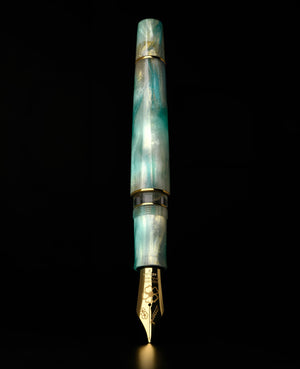 Leonardo MZG 2.0 Fountain Pen - Ortensia steel GT #6