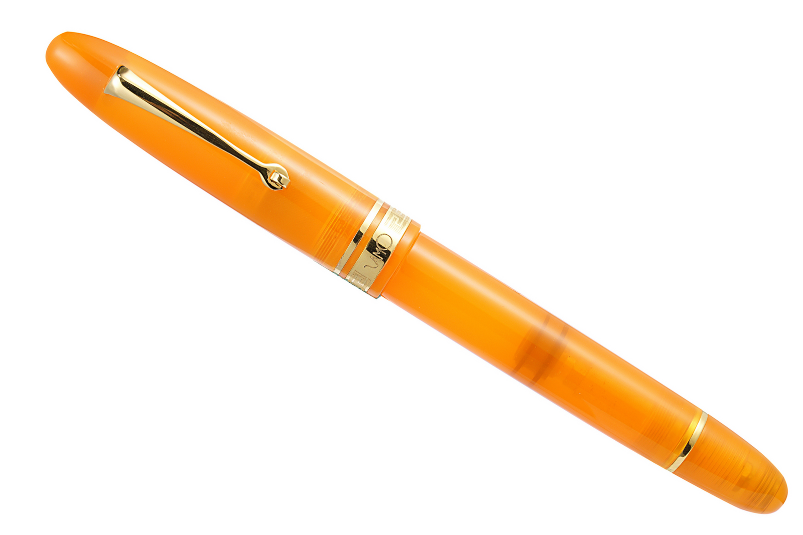 Omas Ogiva Fountain Pen in Arancione with Gold Trim