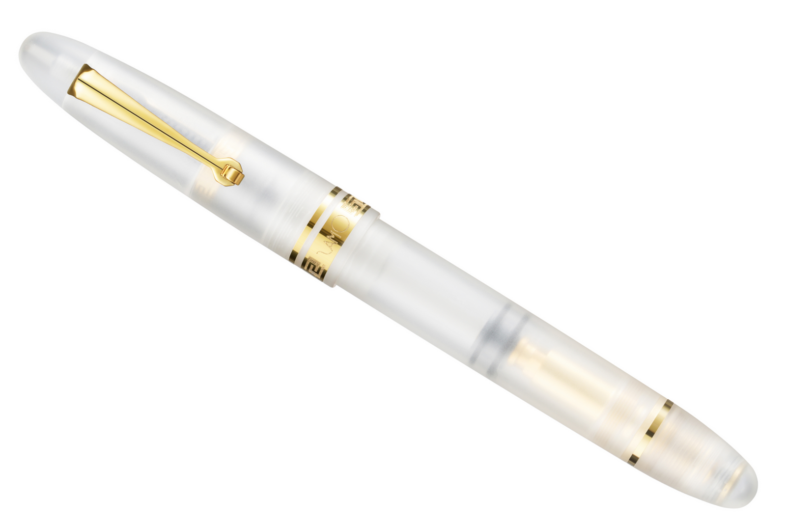Omas Ogiva Demonstrator Fountain Pen with Gold Trim