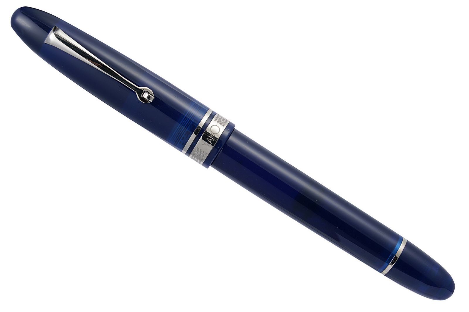 OMAS Ogiva Fountain Pen in Blu with Silver Trim
