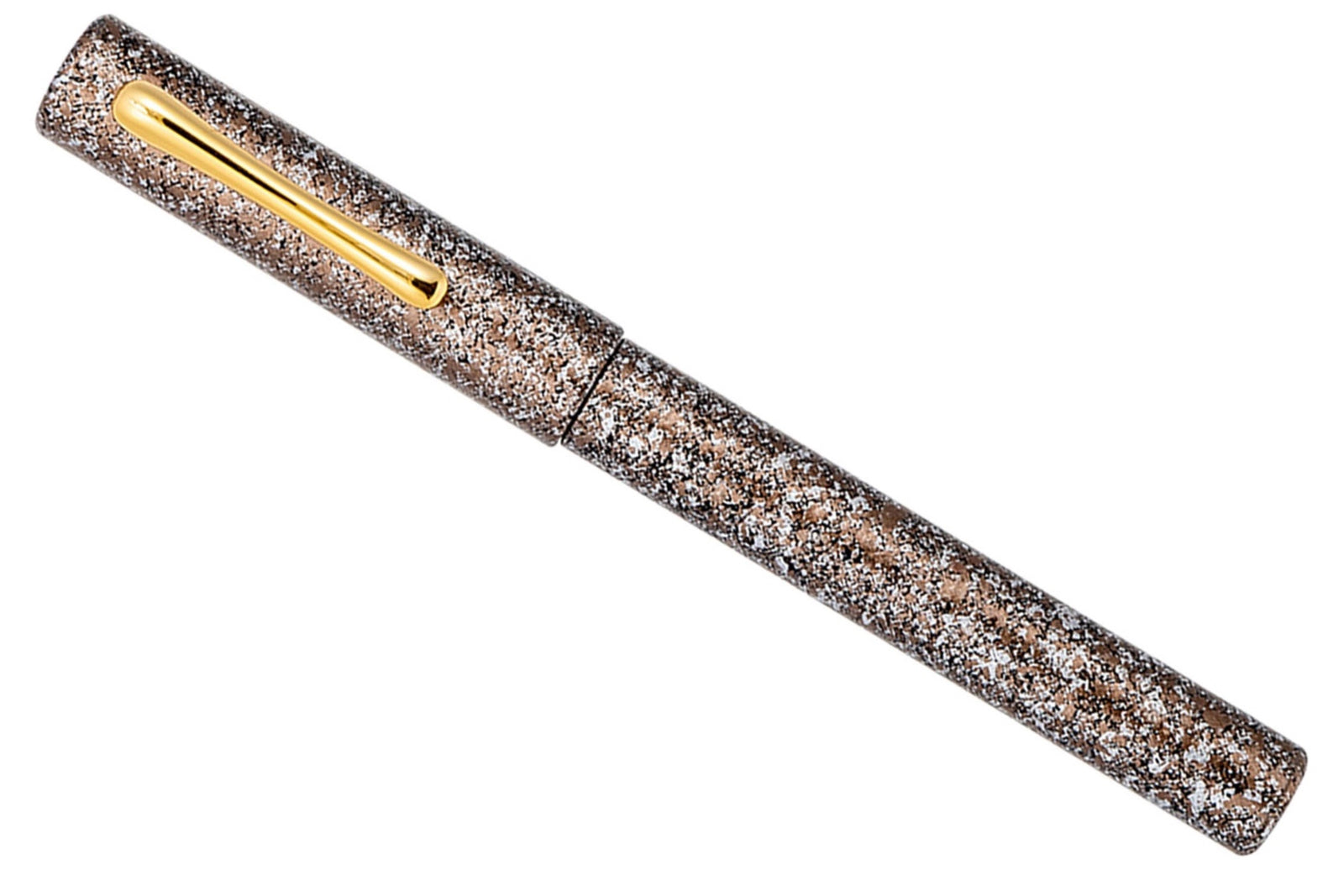 Taccia Granite Stone Fountain Pen - Brown GT