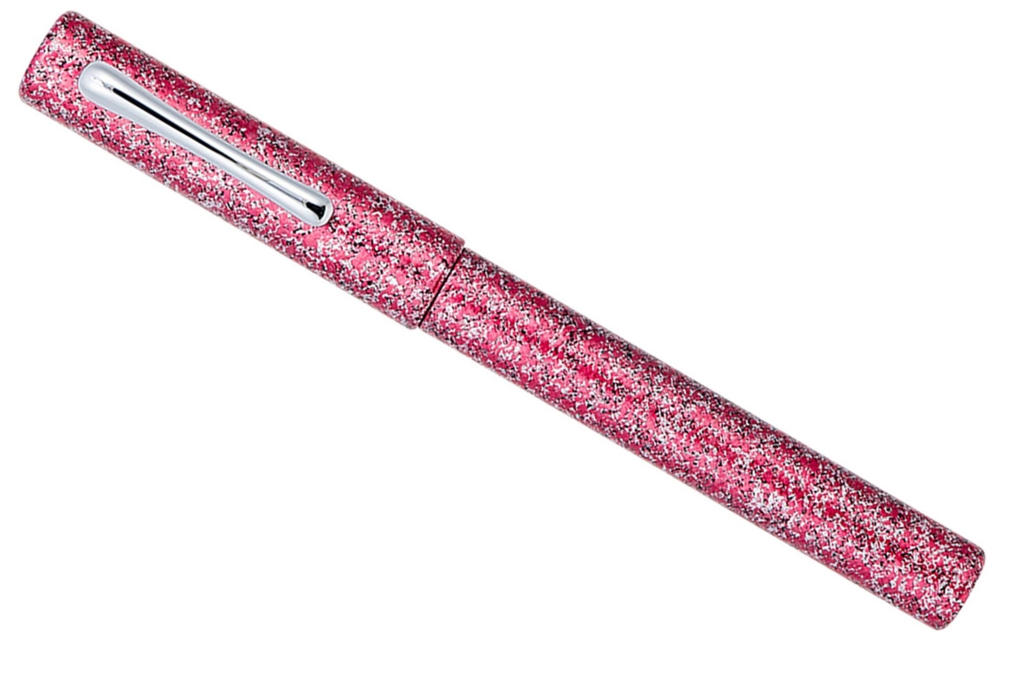 Taccia Granite Stone Fountain Pen - Red CT