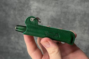 Kaweco Sport Fountain Pen Vivianite Green with Lanyard Pen Sleeve