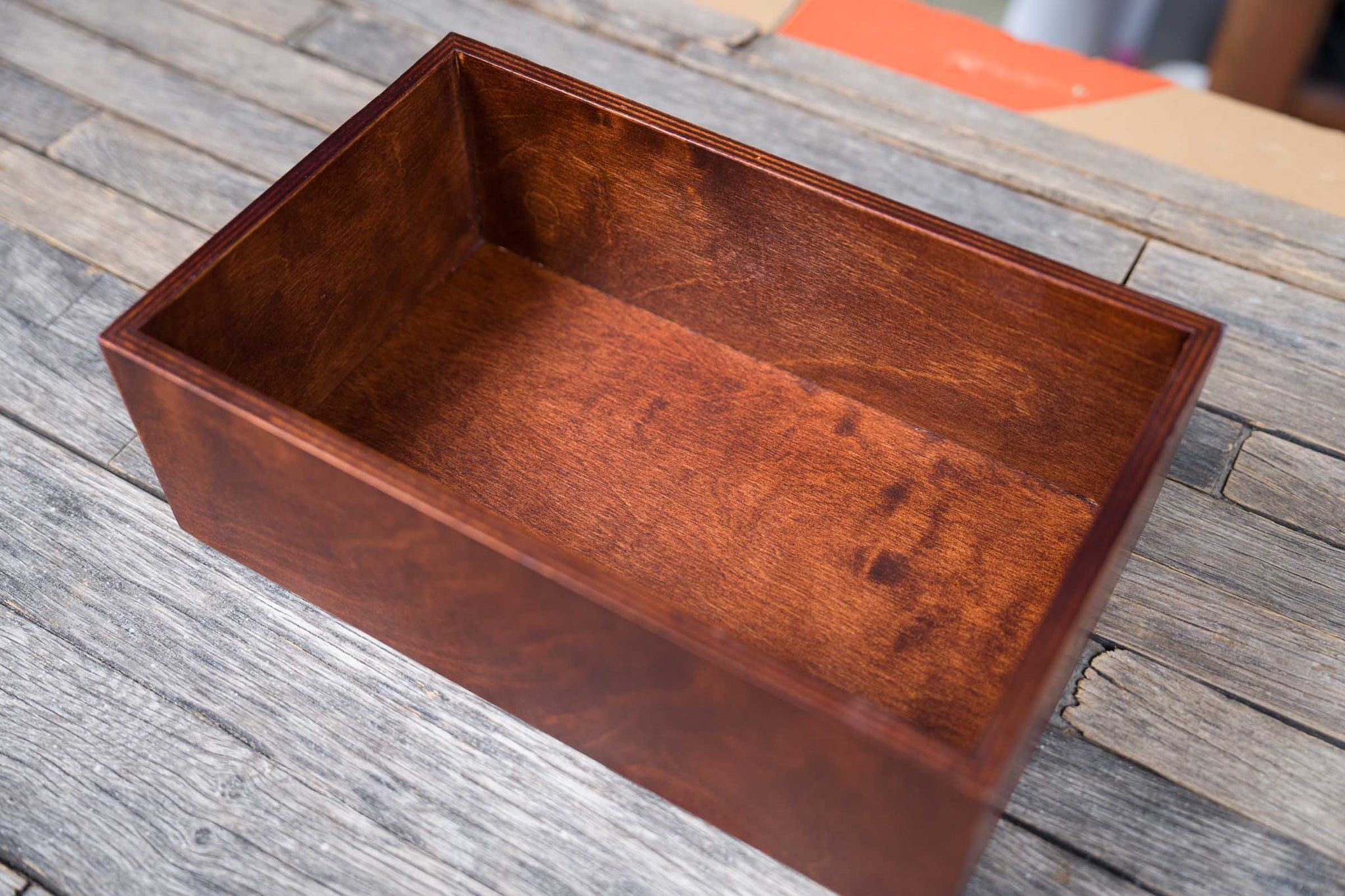SECONDS Stack & Store Wood Ink Storage Box - 460 - Galen Leather