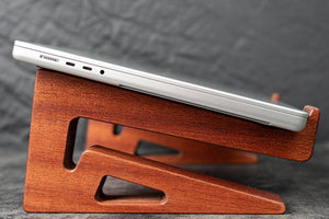 Wooden Laptop Stand for MacBook - Mahogany