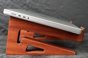 Wooden Laptop Stand for MacBook - Mahogany