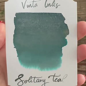 Vinta Solitary Teal Ink
