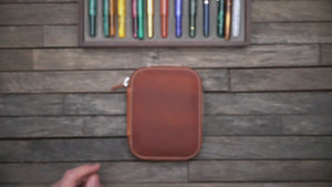 Collector Pen Case for 14 Kaweco Pens - Crazy Horse Brown