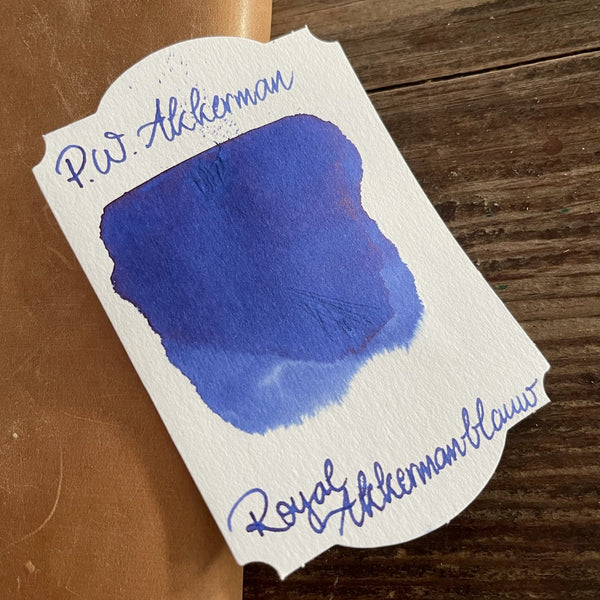 Akkerman 00 Royal Akkerman Blauw Fountain Pen Ink - Galen Leather