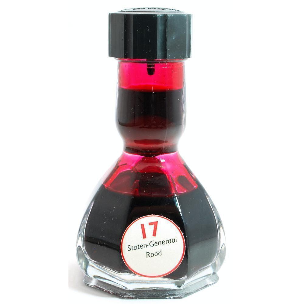 Ink Rood Akkerman 17 Staten-Generaal Rood Fountain Pen Ink - Galen Leather