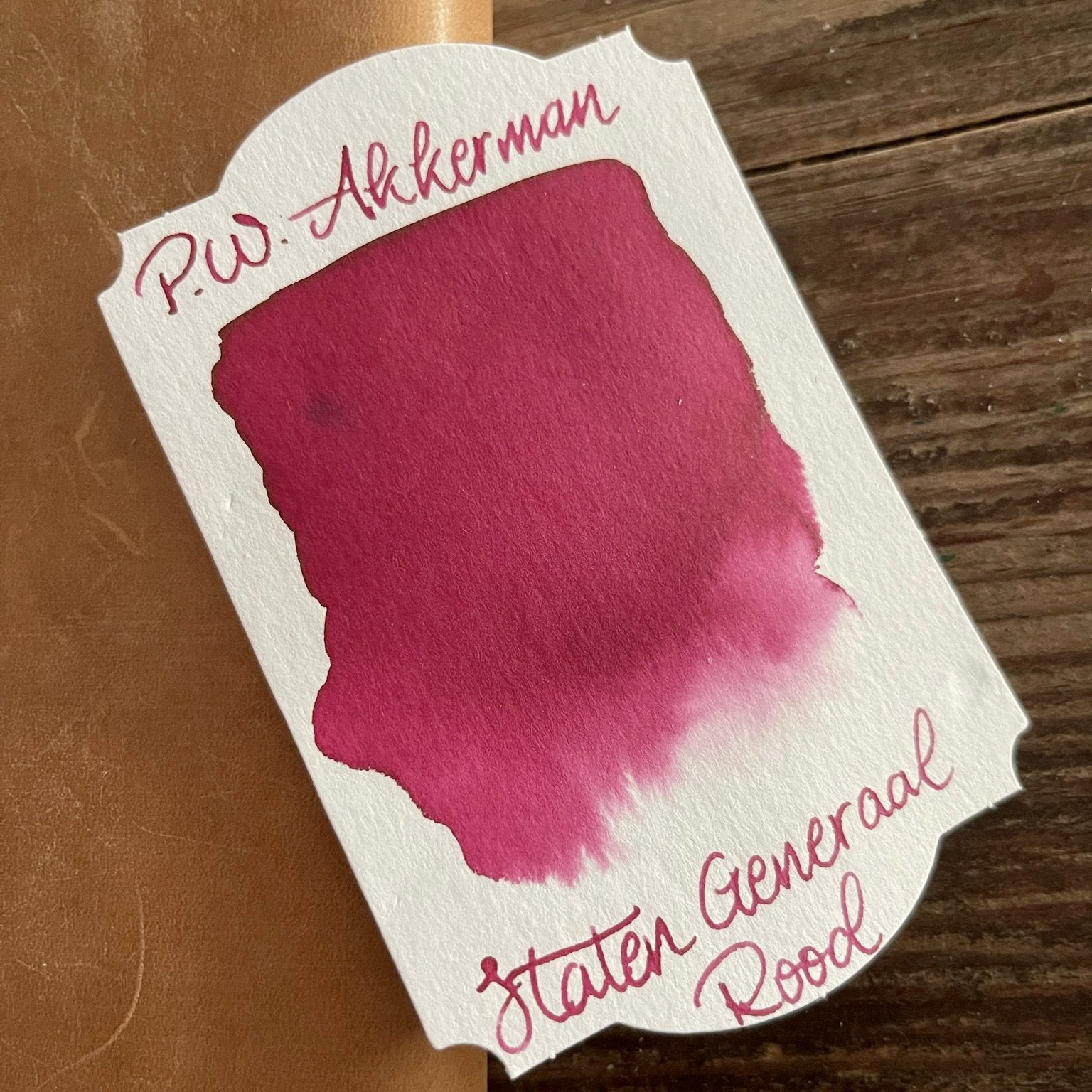 Akkerman Staten Generaal Rood Ink