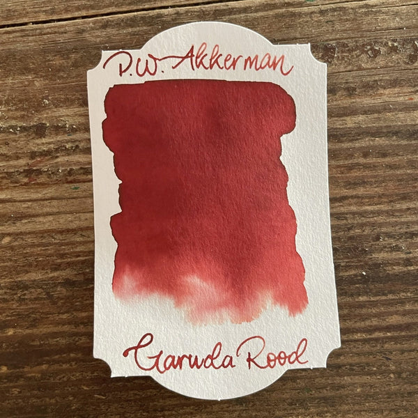 Ink Rood Akkerman 18 Garuda Rood Fountain Pen Ink - Galen Leather