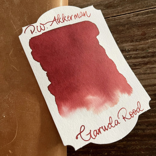 Akkerman 18 Garuda Rood Fountain Pen Ink - Galen Leather