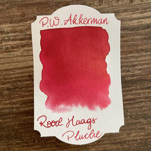 Akkerman Rood Haags Pluche Ink