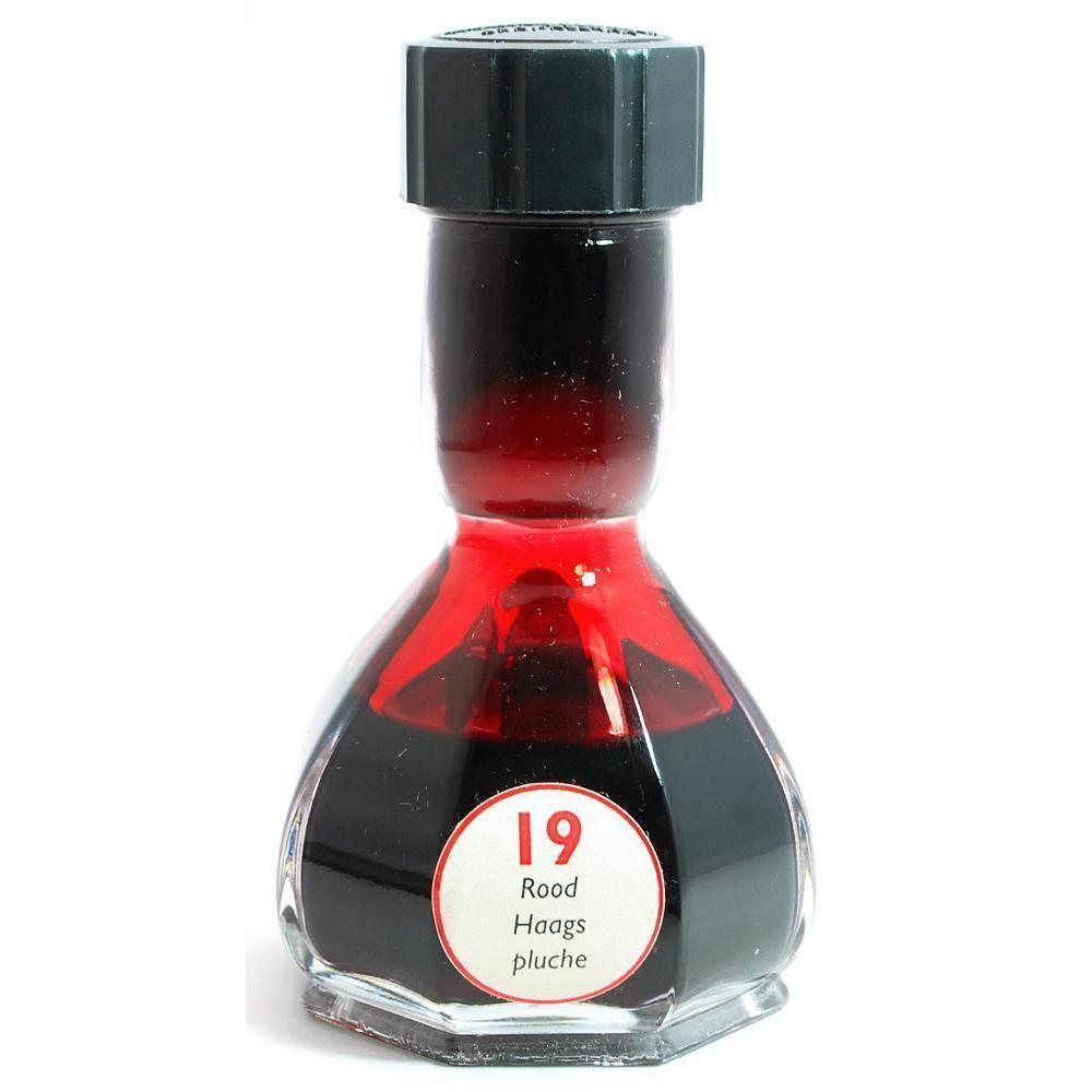 Ink Rood Akkerman 19 Rood Haags Pluche Fountain Pen Ink - Galen Leather