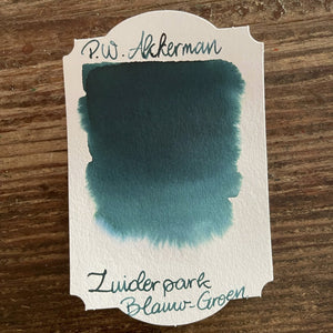 Akkerman Zuiderpark Blue Green Ink