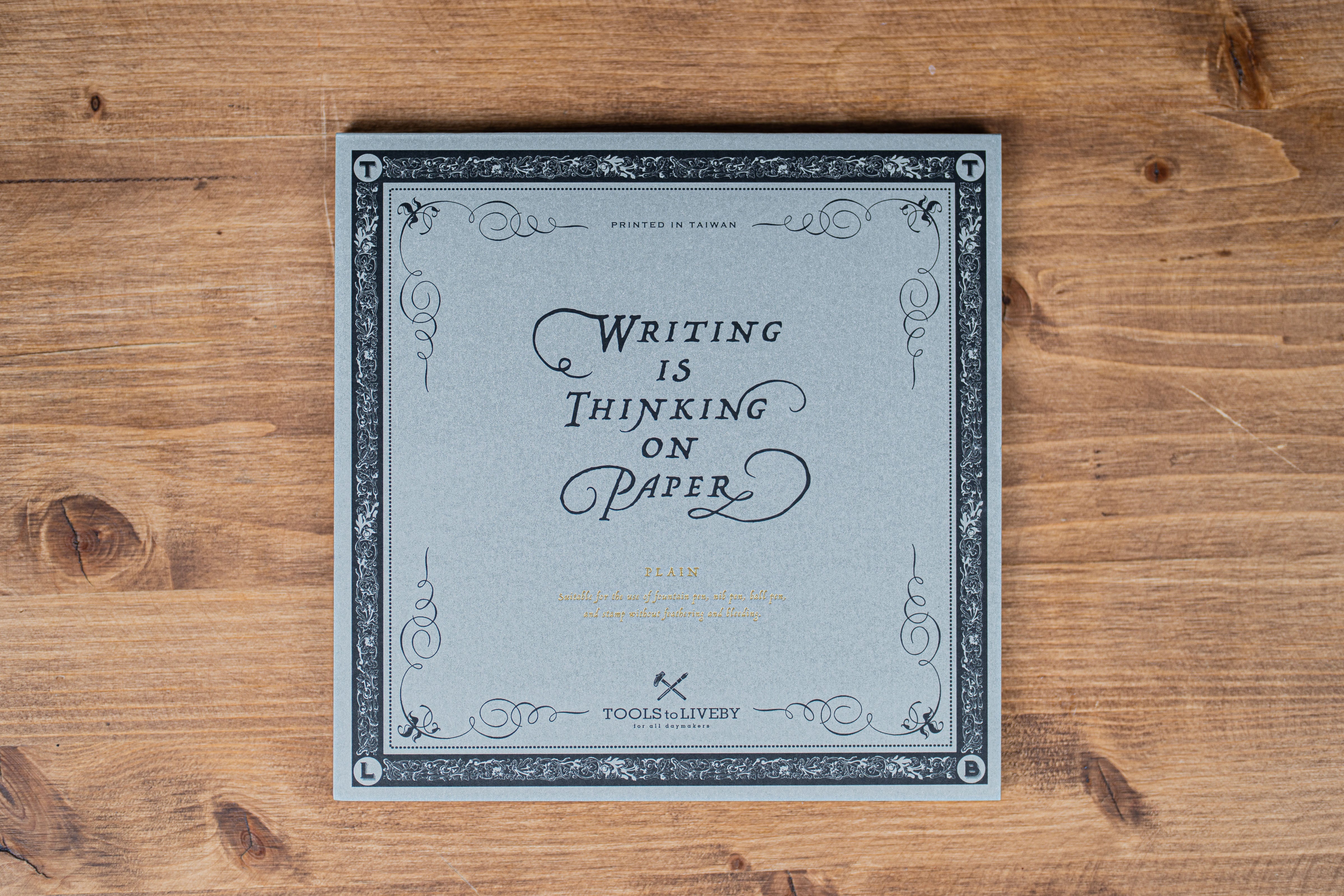 Calligraphy Exercises | Rossi 1931 Hardcover Notebook - Letterpress Paper  Cover