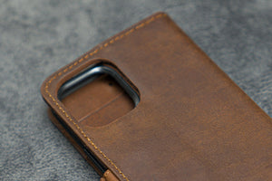 Detachable iPhone 11 Pro Max Leather Wallet Case