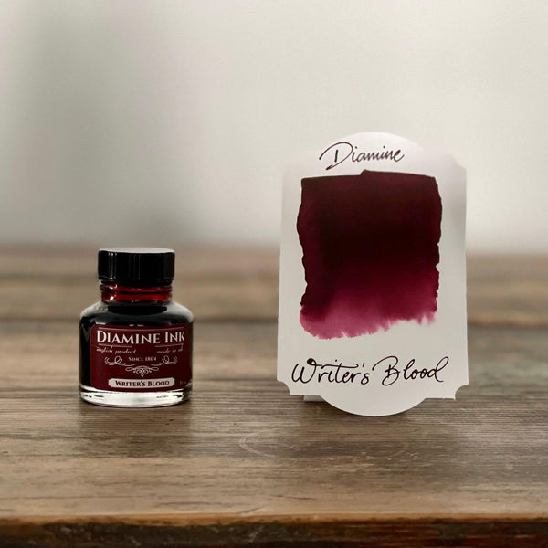 Diamine Amazing Amethyst 30ml Bottled Ink Galen Leather