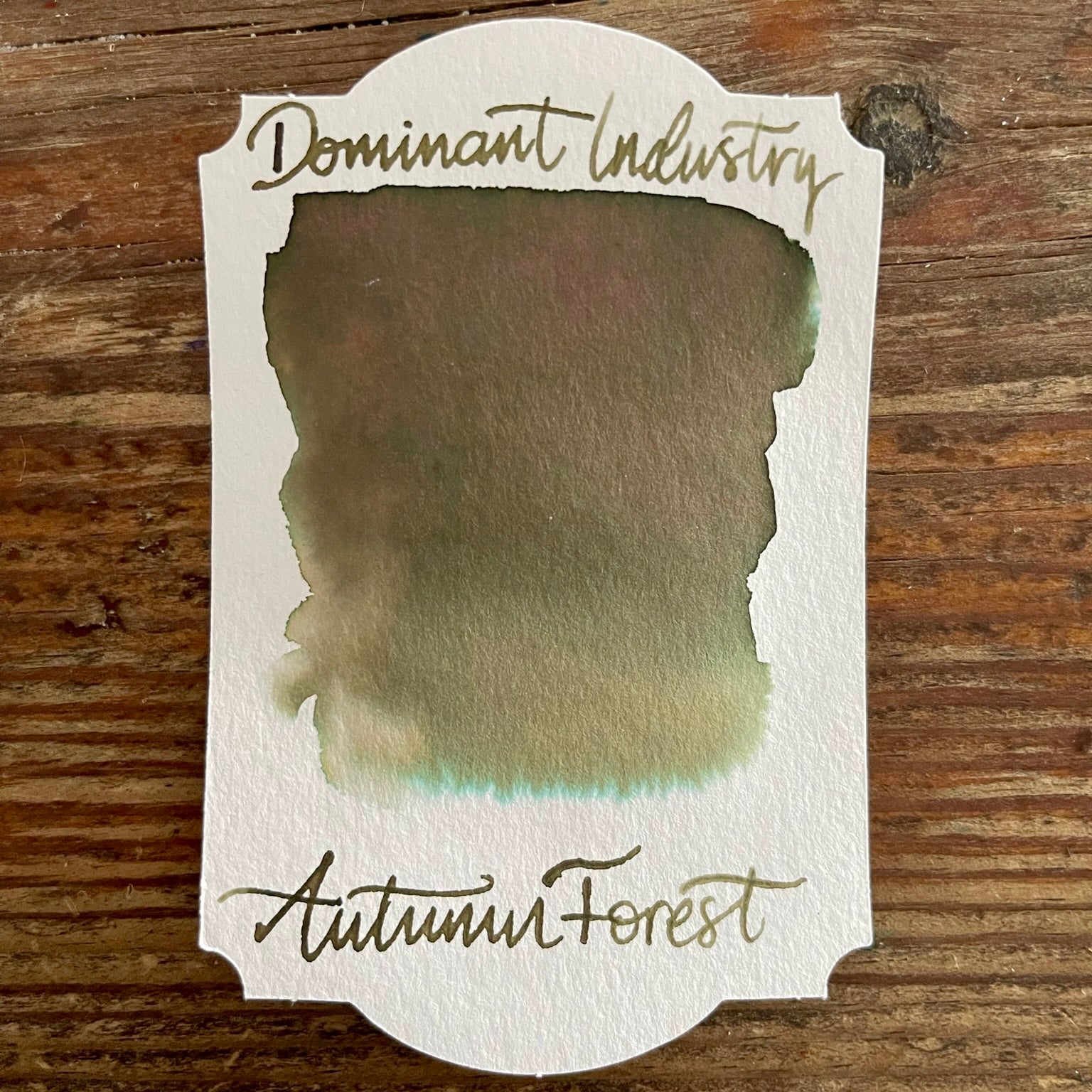 Dominant Industry Fountain Pen Ink - Autumn Forest - Galen Leather