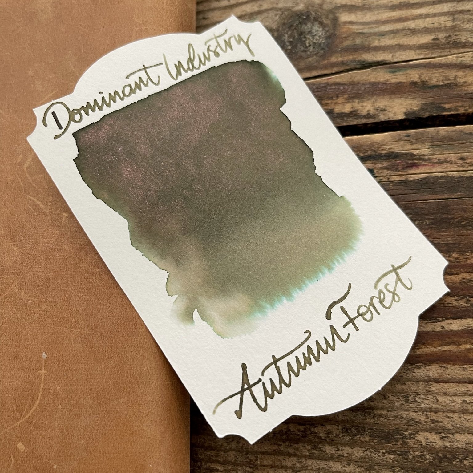 Dominant Industry Fountain Pen Ink - Autumn Forest - Galen Leather