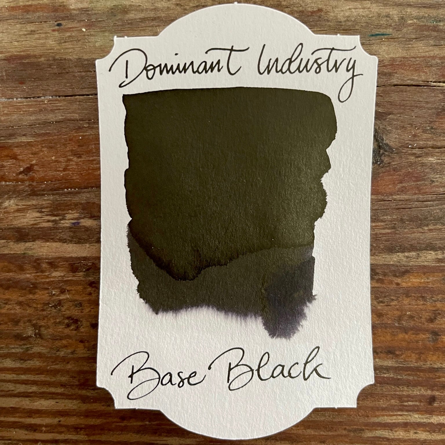 Dominant Industry Fountain Pen Ink - Base Black - Galen Leather